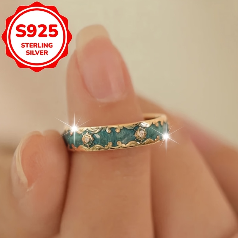 Women's Elegant Pattern S925 Ring, Exquisite Gift